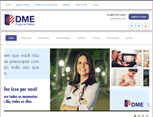 Tablet Screenshot of dmepc.com.br